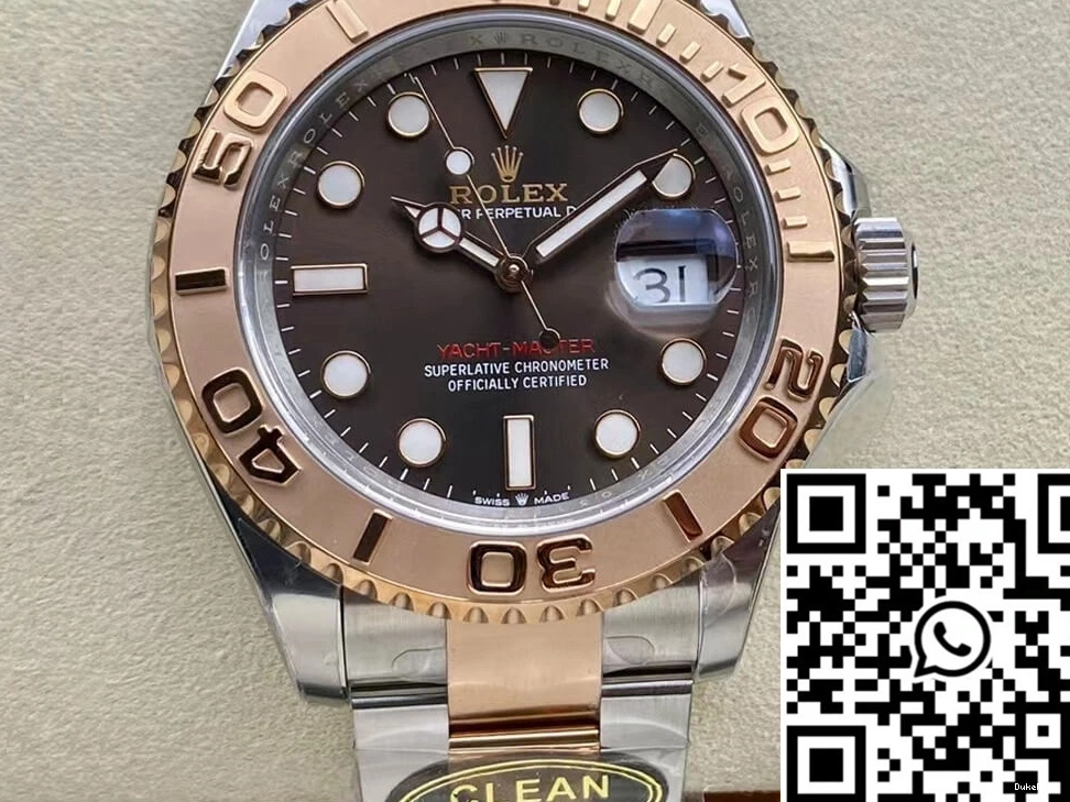 Gold Clean M126621-0001 Rolex Factory Yacht Master Rose 1205